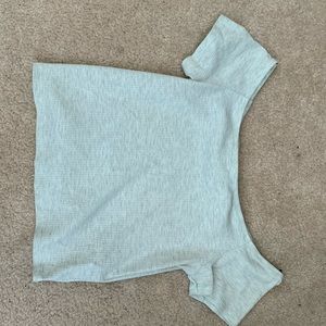 Gently worn sea foam crop top